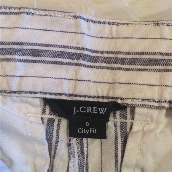 J. Crew City Fit Striped Shorts - Picture 2 of 5